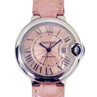 Ballon Bleu de Cartier 腕錶 自動上鍊 粉色 精鋼 WSBB0002