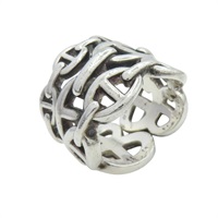 Chaine d'ancre Enchainee 純銀戒指 53 變形【HERMES 愛馬仕】