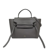 灰色 牛皮 Belt Bag 兩用包 W-AT-3129