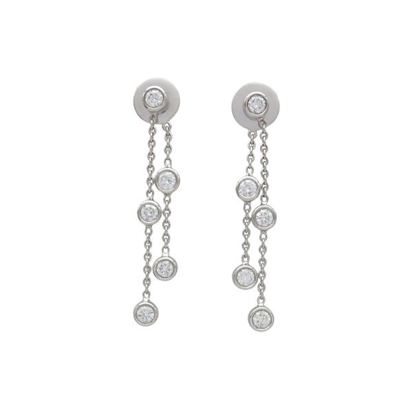 18白K金 鑽石 My First De Beers 5PD 耳環【De Beers】 J2FU22Z00W04