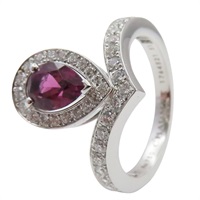 18K白金 鑽石 Josephine Aigrette 戒指【Chaumet 尚美巴黎】 083340