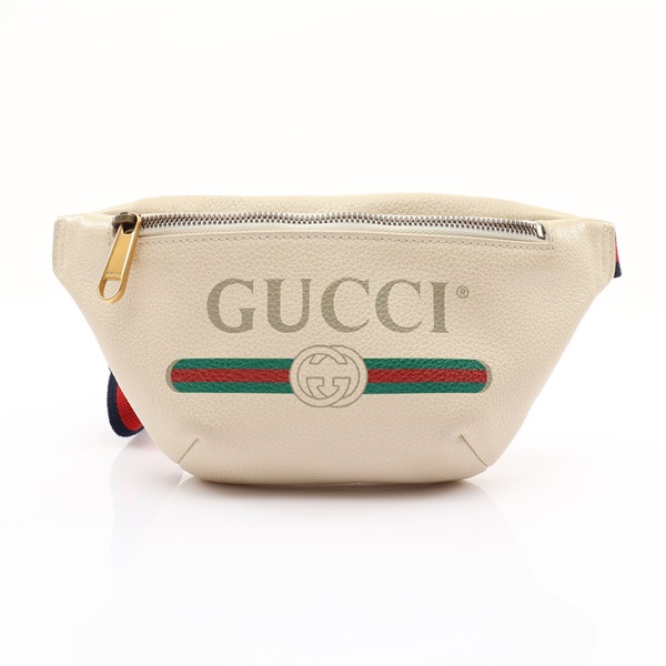 GUCCI 古馳 腰包 白色 牛皮 527792 527792