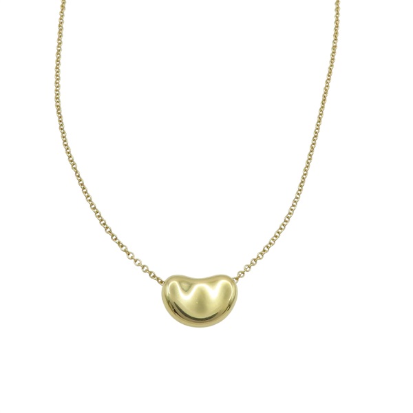 18K黃金 Elsa Peretti Bean 項鍊【Tiffany & Co 蒂芬妮】