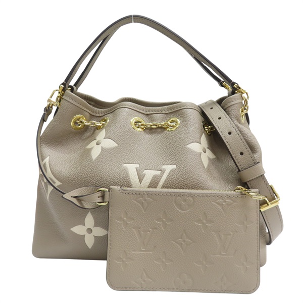 灰色 原花 牛皮 壓紋 Bundle 兩用包【LOUIS VUITTON LV 路易威登】 M25453