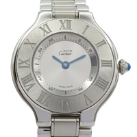 銀色錶盤 不鏽鋼 21 Must de Cartier 腕錶 W10109T2