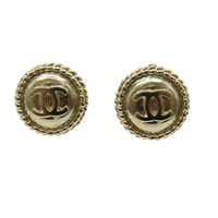 CC 金屬 夾式耳環【CHANEL 香奈兒】