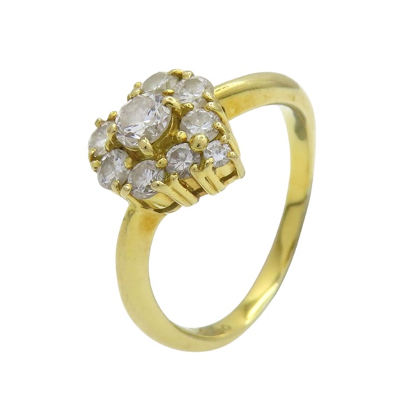 18K 黃金 0.60ct 鑽石 戒指【JEWELRY 無品牌珠寶】 Diamond 3.5g