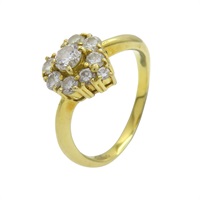 18K 黃金 0.60ct 鑽石 戒指【JEWELRY 無品牌珠寶】 Diamond 3.5g