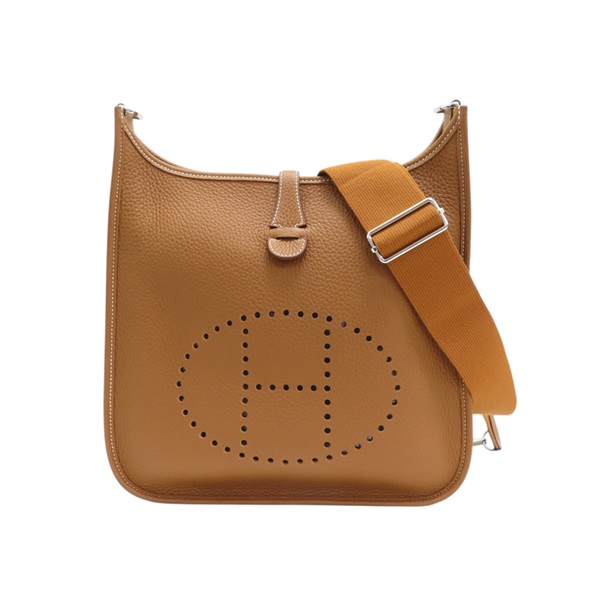 金棕色 TC牛皮 Evelyne 29 肩背包 W刻