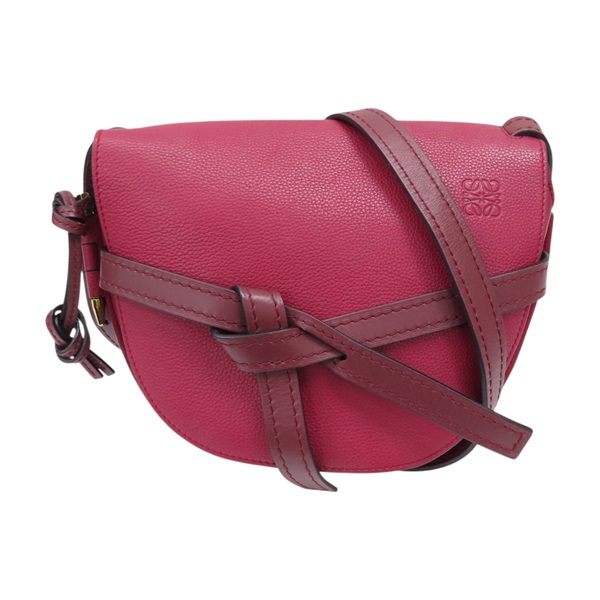 紅色 牛皮 Gate 肩背包