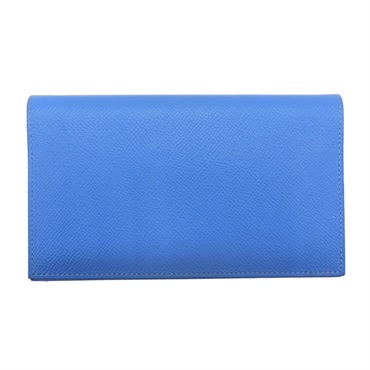 藍色 Epsom皮革 護照夾 T AM 009 UH