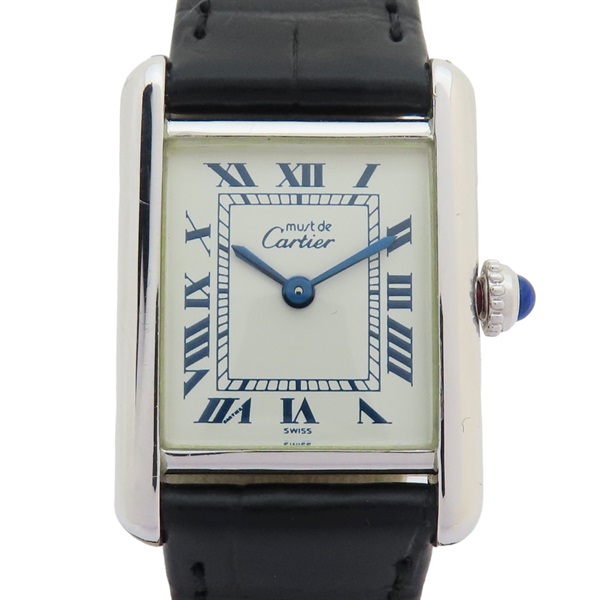 白色錶盤 精鋼 Tank Must de Cartier Tank 小型款 腕錶 6057022