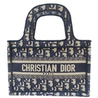 【再降價】藍色 緹花刺繡 Dior Book Tote Mini 迷你手提包 S5475ZRIW