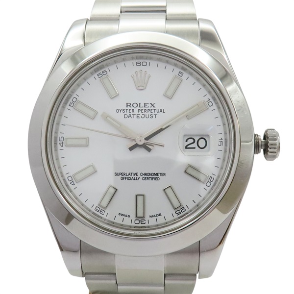 白色錶盤 不鏽鋼 Datejust 腕錶 116300