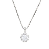 18白K金 鑲鑽 項鍊 Diamond Necklace