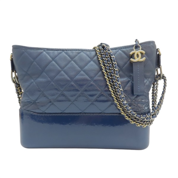 藍色 牛皮 Gabrielle Hobo 流浪包 肩背包 A93824