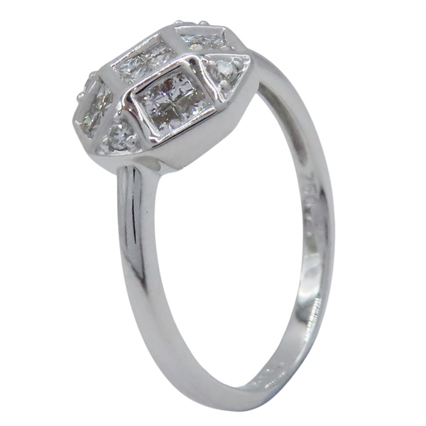 18K金 碎鑽 戒指 Diamond Ring 3.1g