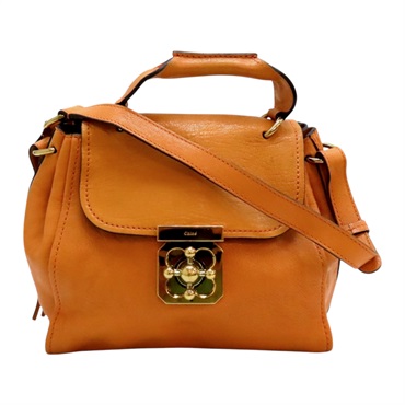 橘色 牛皮 Shoulder Bag 兩用包 3S0216