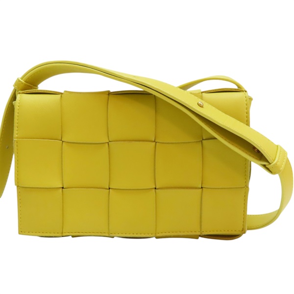 【再降價】黃色 羊皮 Cassette 單肩包【BOTTEGA VENETA BV 寶緹嘉】 578004