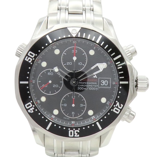 黑色錶盤 不鏽鋼 Seamaster Diver 腕錶 2133042