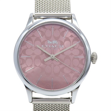 粉色錶盤 不鏽鋼 腕錶 CA117.7【COACH 蔻馳】 CA117.7