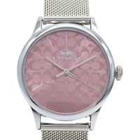 粉色錶盤 不鏽鋼 腕錶 CA117.7【COACH 蔻馳】 CA117.7