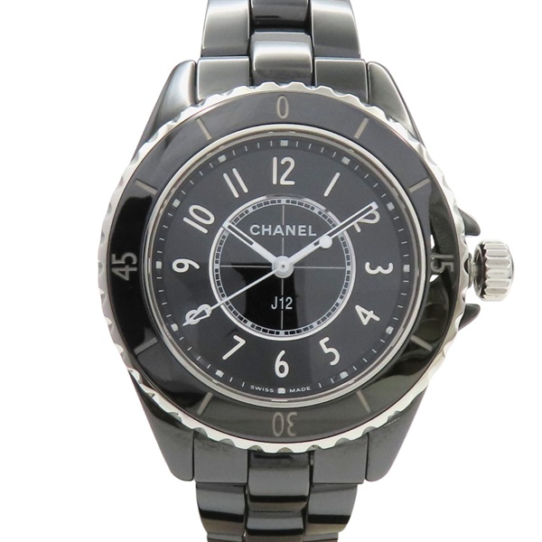 黑色錶盤 陶瓷 不鏽鋼 J12 腕錶 H5695
