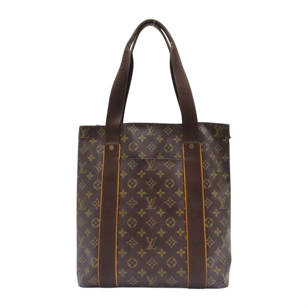 【再降價】棕色 原花 帆布 Cabas Beaubourg 肩背包【LOUIS VUITTON LV 路易威登】 M53013