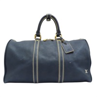 藍色 牛皮 Tobaco Keepall 50 手提包 M95136