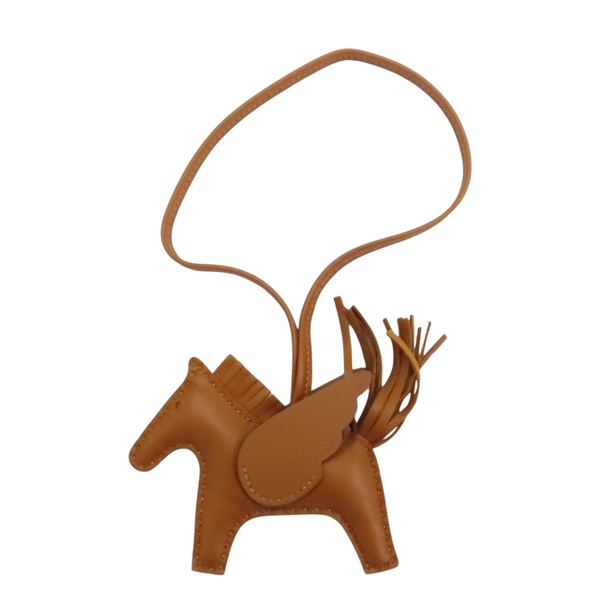 棕色 羊皮 Rodeo Pegase 飛馬 吊飾【HERMES 愛馬仕】 U刻