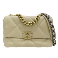 米色 羊皮 19 Bag 26cm 肩背包 AS1160