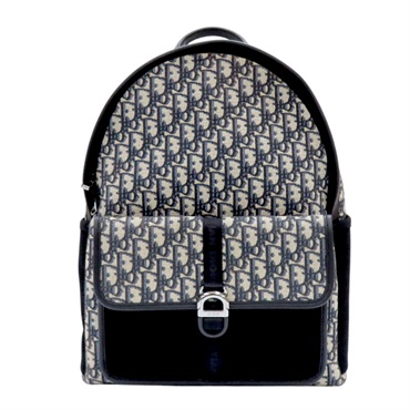 藍色 緹花帆布 Dior 8 後背包 1EIBA178YKY