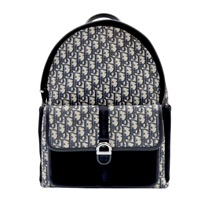 藍色 緹花帆布 Dior 8 後背包 1EIBA178YKY