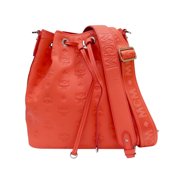 紅色 Visetos帆布 水桶包 肩背包