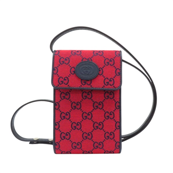 紅色 緹花帆布 肩背包 661109