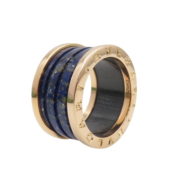 18K玫瑰金 黑色 青金岩 B-Zero1 三圈 戒指