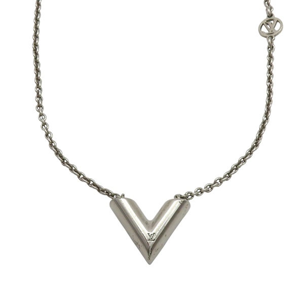 銀色鍍金 Essential V 項鍊 M63197【LOUIS VUITTON LV 路易威登】 M63197
