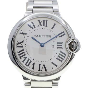 白色錶盤 不鏽鋼 Ballon Bleu de Cartier 腕錶 W69011Z4