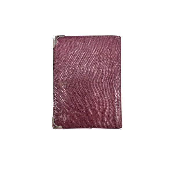 酒紅色 蜥蜴皮 筆記本套 口O