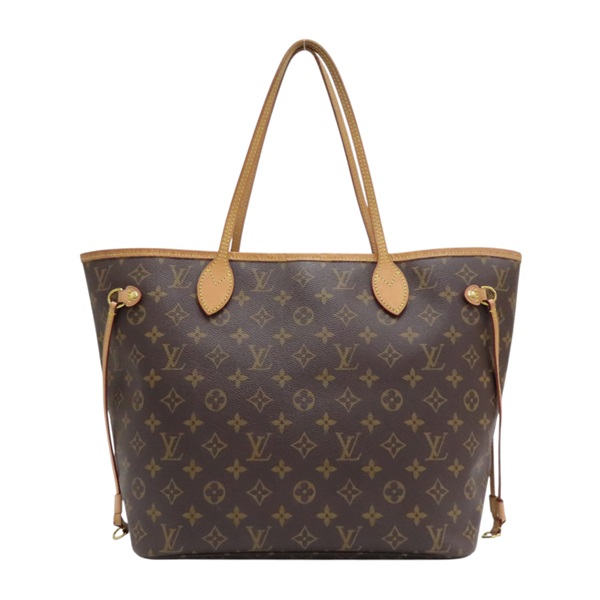 【再降價】棕色 原花帆布 Neverfull MM 肩背包 托特包【LOUIS VUITTON LV 路易威登】 M41176
