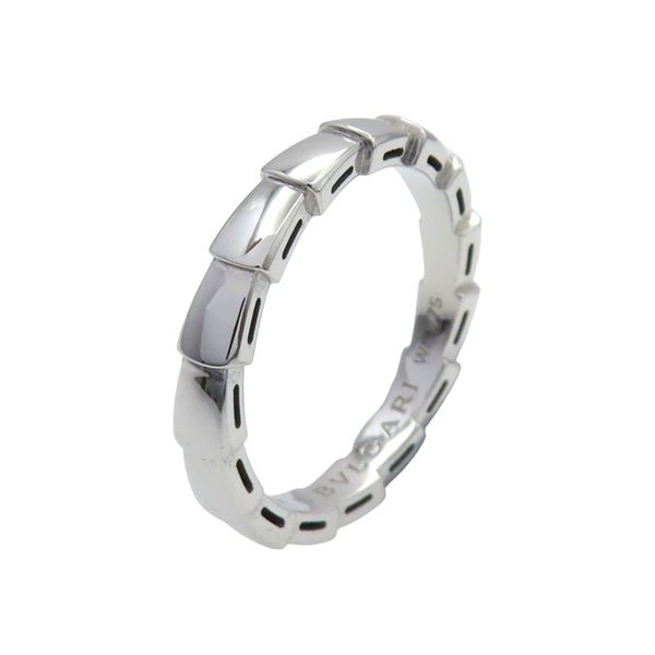 18K白金 Serpenti Viper 戒指 #60【BVLGARI 寶格麗】 349689