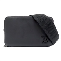 黑色 Aerogram 牛皮 Alpha Wearable Wallet 肩背包 M59161