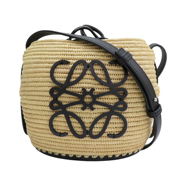 米色 草編 Beehive Basket 肩背包 A223Z48X07