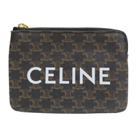 棕色 帆布 拉鍊 短夾