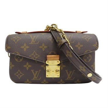 棕色 原花 帆布 Pochette Metis East West 兩用包 M46279