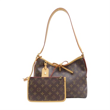 棕色 原花帆布 CarryAll MM 肩背包 托特包 M46203
