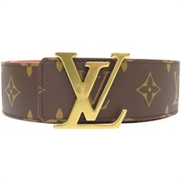 棕色 原花帆布 皮帶 85Cm M8547【LOUIS VUITTON LV 路易威登】 M8547