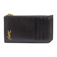 黑色 皮革 Tiny Cassandre 名片夾 629899