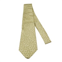 米色 絲綢 星星 領帶