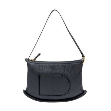DELVAUX 德爾沃 黑色 Taurillon皮革 手提包 AA0643